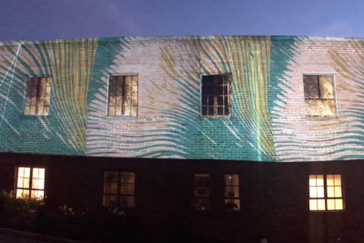 Projection on building
